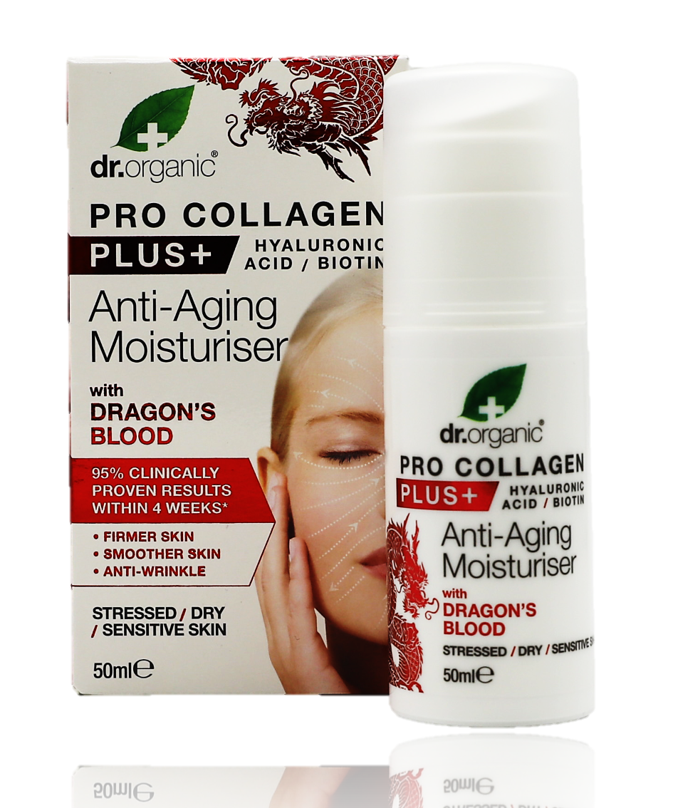 Dr Organic Anti-Aging Moisturiser with Dragons Blood 50ml - Healthy Essentials Australia - health food store - health food stores - health food store near me - organic food store - health food store near me