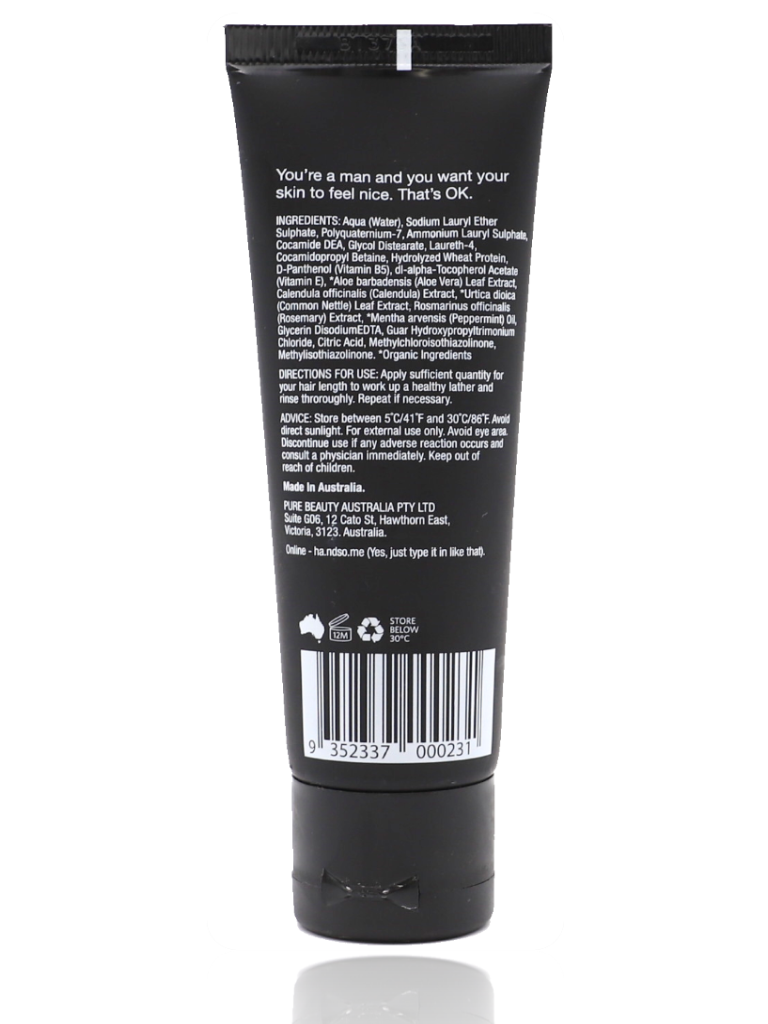 Handsome 2 in 1 Shampoo 50ml - Healthy Essentials Australia - health food store - health food stores - health food store near me - organic food store - health food store near me