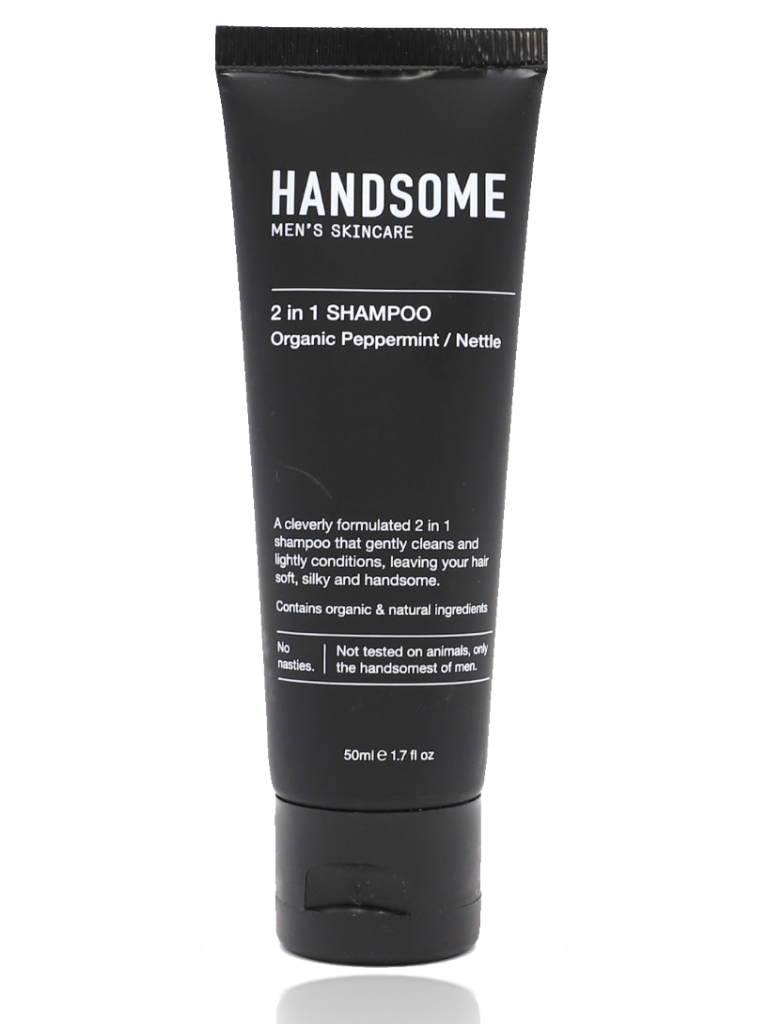 Handsome 2 in 1 Shampoo 50ml - Healthy Essentials Australia - health food store - health food stores - health food store near me - organic food store - health food store near me