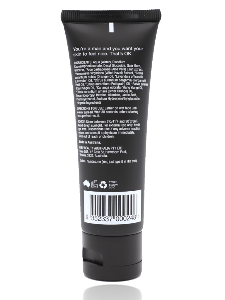 Handsome Shave Gel 50ml - Healthy Essentials Australia - health food store - health food stores - health food store near me - organic food store - health food store near me