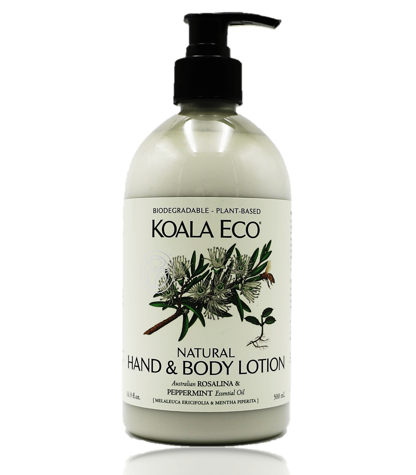 Koala Eco Hand & Body Lotion with Rosalina & Peppermint 500ml