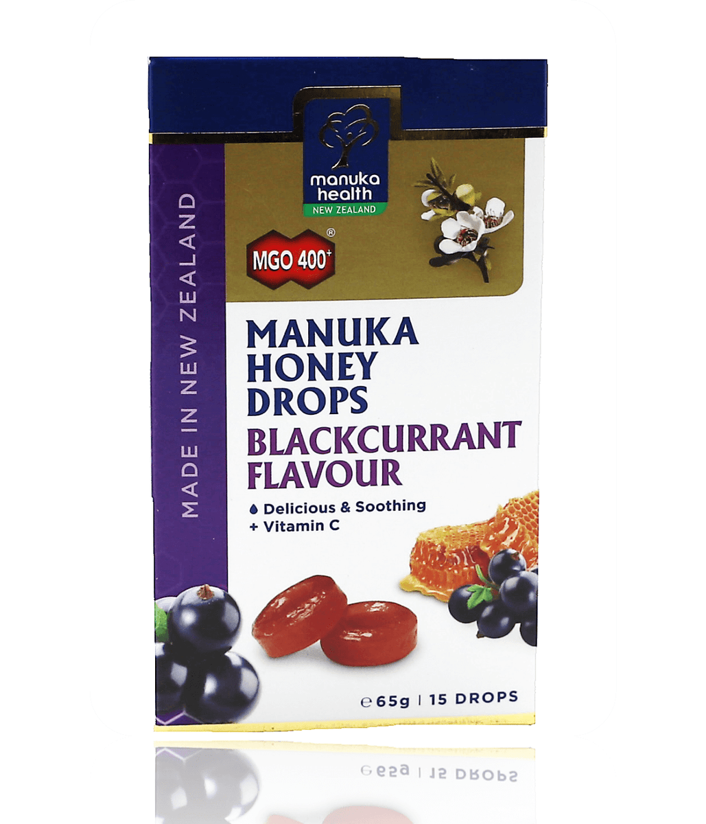 Manuka Health Manuka Honey And Blackcurrant Drops 65g Healthy Essentials Australia