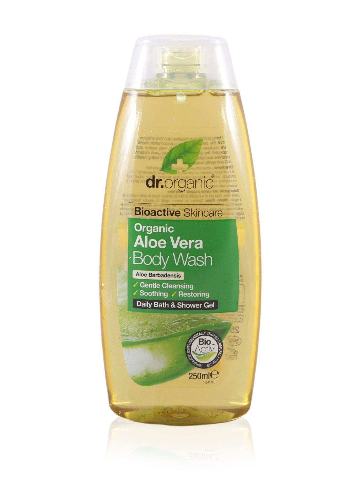 Dr Organic Body Wash Aloe Vera 250ml - Healthy Essentials Australia - health food store - health food stores - health food store near me - organic food store - health food store near me