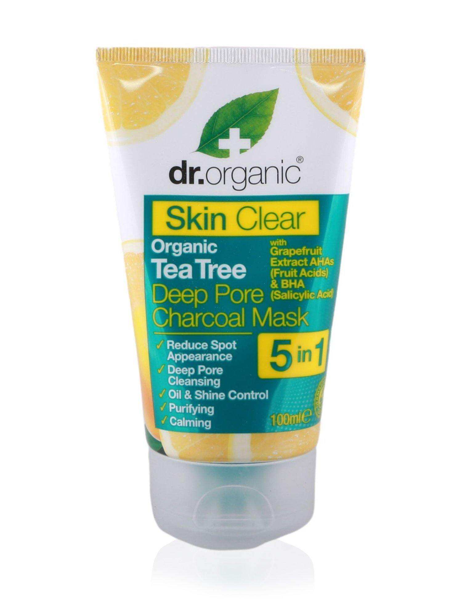Dr Organic Skin Clear Tea Tree Face Mask 100ml - Healthy Essentials Australia - health food store - health food stores - health food store near me - organic food store - health food store near me