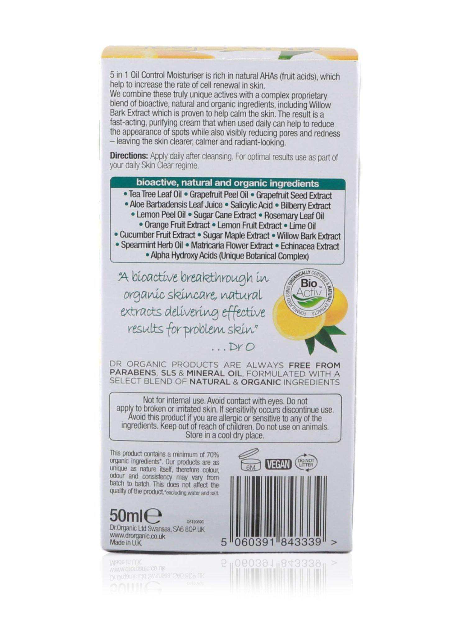Dr Organic Skin Clear Tea Tree Moisturiser 50ml - Healthy Essentials Australia - health food store - health food stores