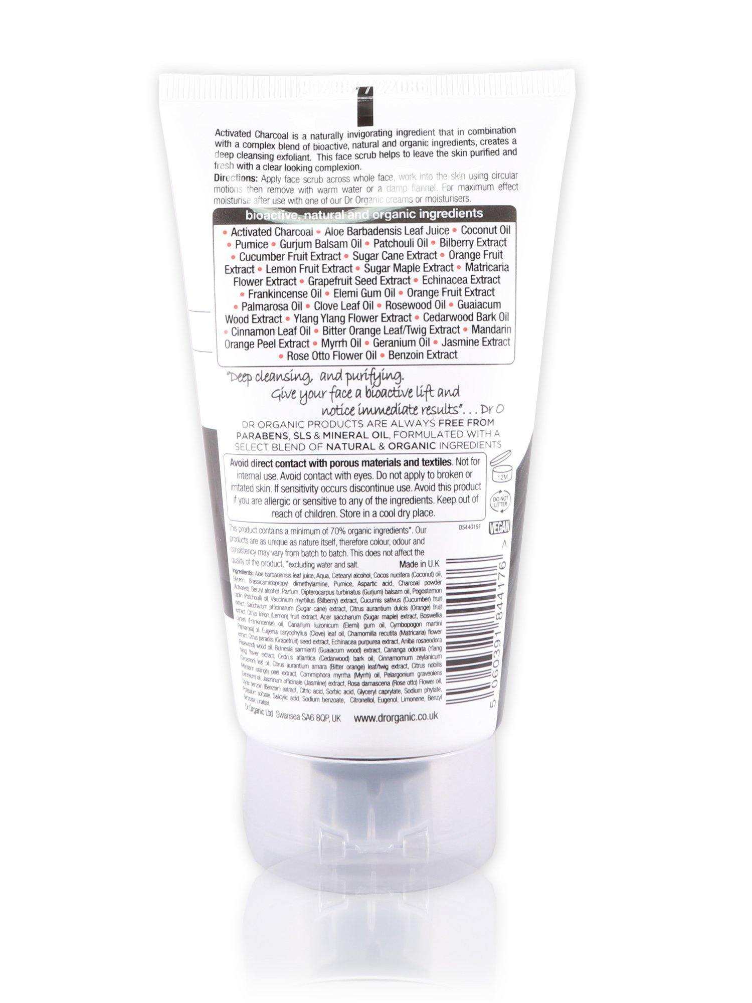 Dr Organic Face Mask Charcoal 125ml - Healthy Essentials Australia - health food store - health food stores - health food store near me - organic food store - health food store near me