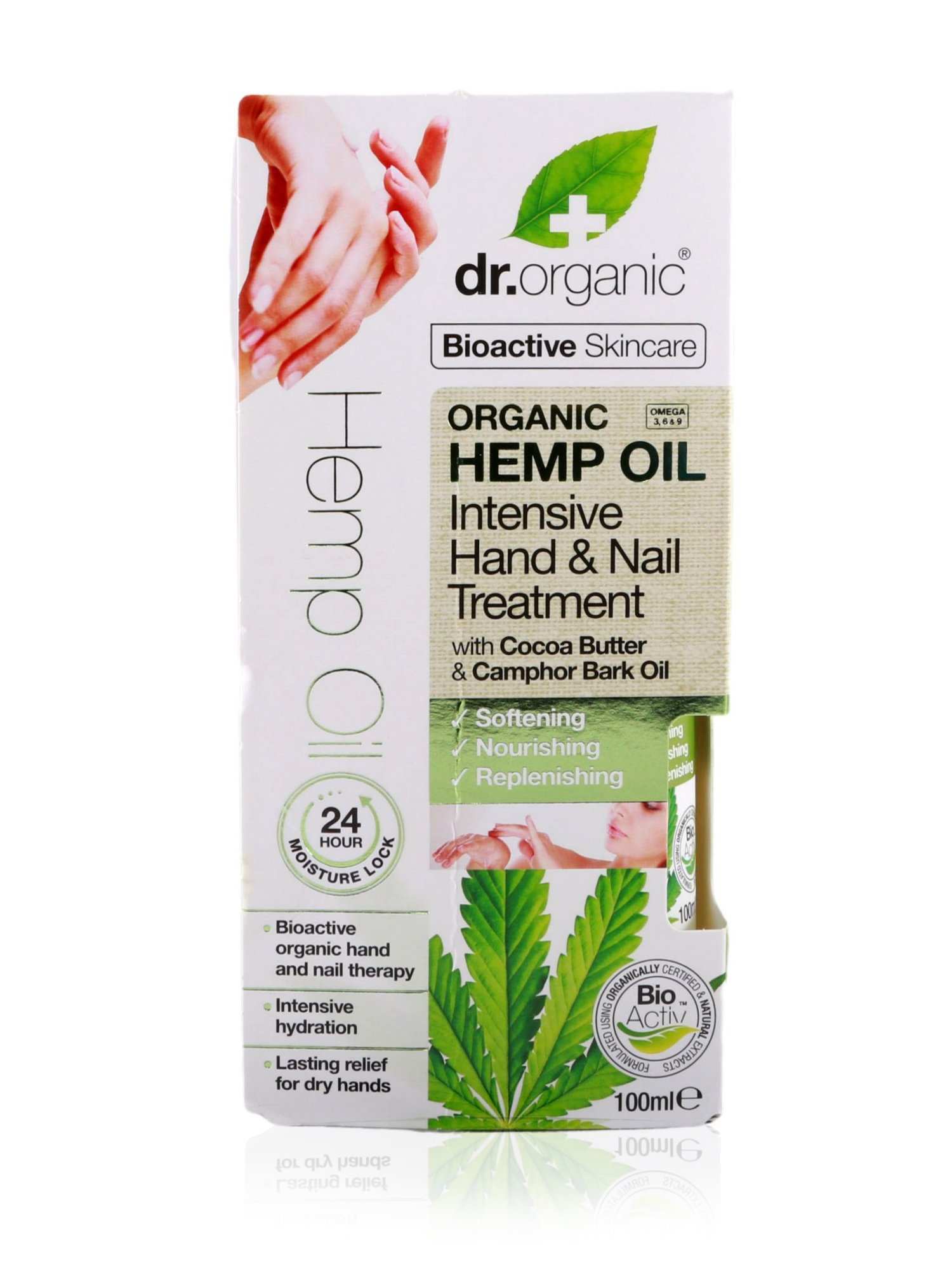 Dr Organic Hand & Nail Hemp Oil 100ml - Healthy Essentials Australia - health food store - health food stores - health food store near me - organic food store - health food store near me
