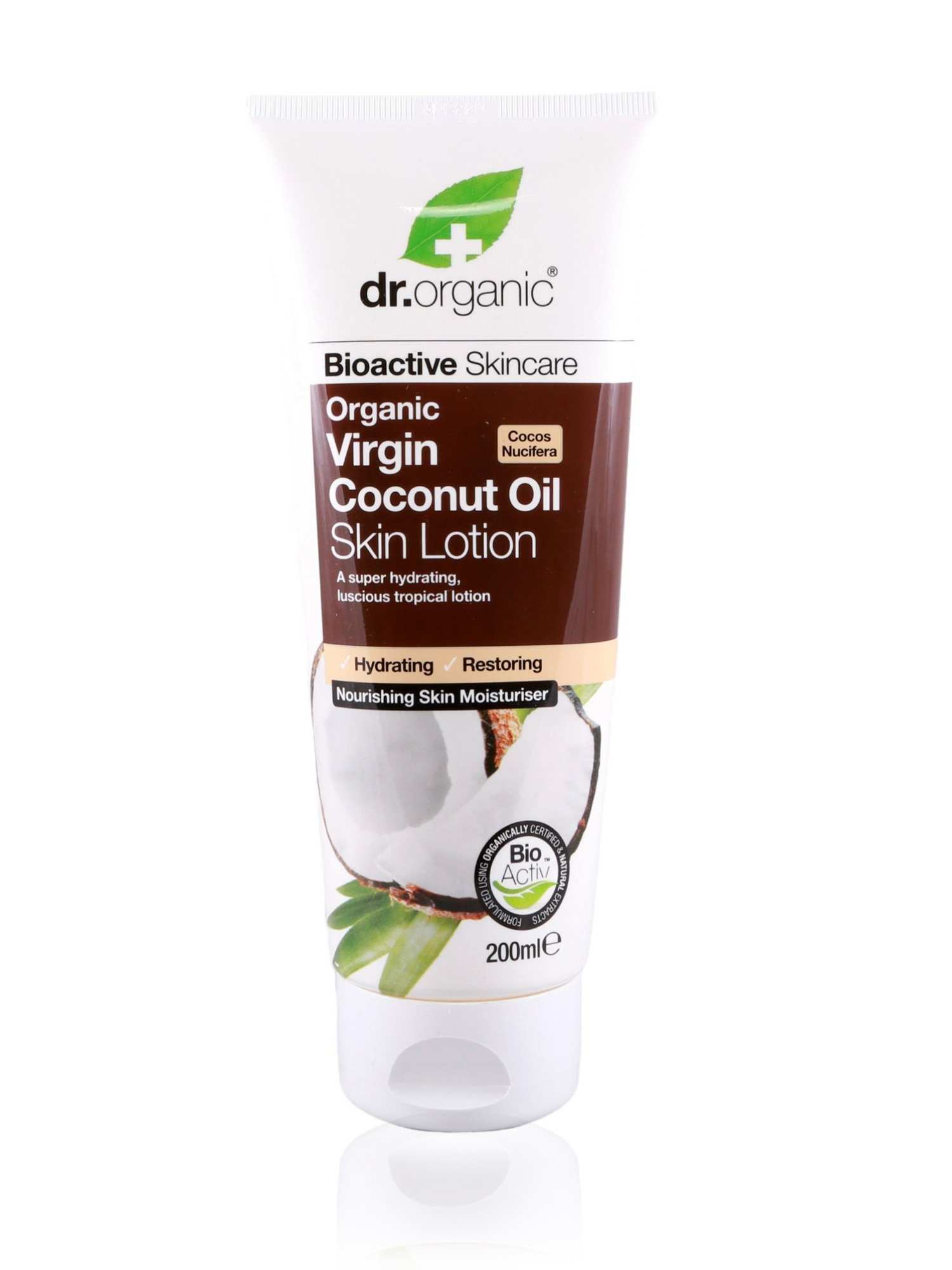 Dr Organic Skin Lotion Coconut Oil 200ml - Healthy Essentials Australia - health food store - health food stores