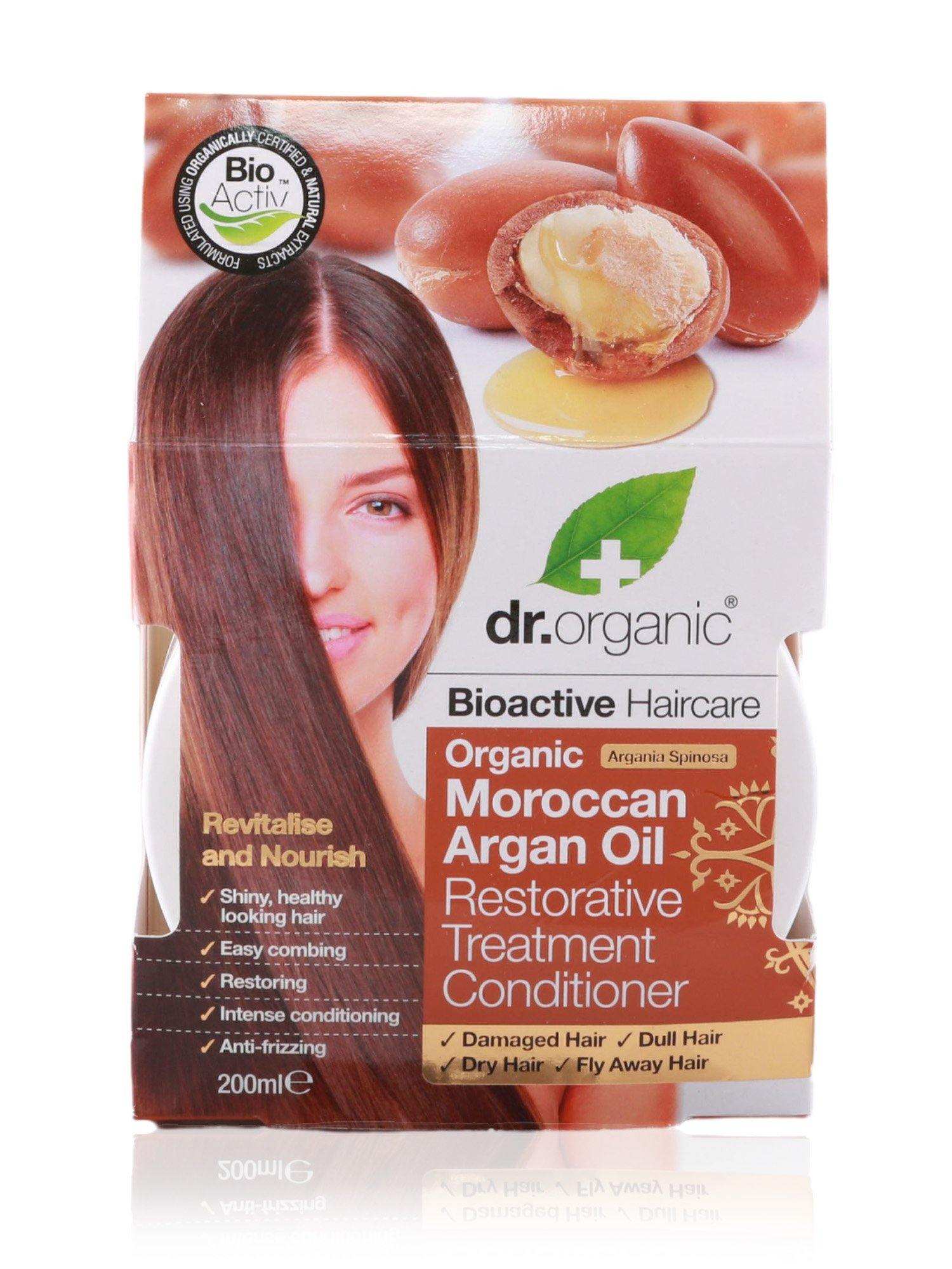 Dr Organic Conditioner Treatment Argan Oil 200ml - Healthy Essentials Australia - health food store - health food stores - health food store near me - organic food store - health food store near me