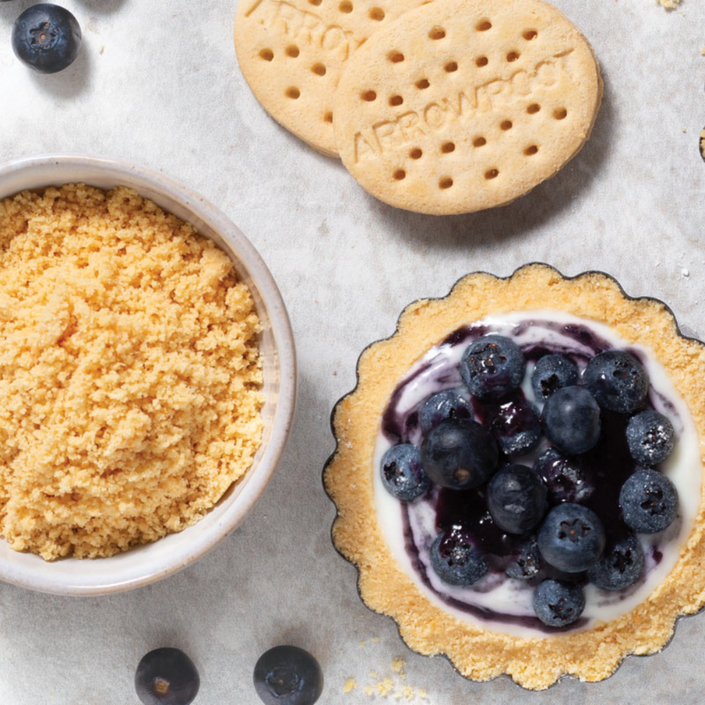 Blueberry Coconut Yoghurt Tart by Leda