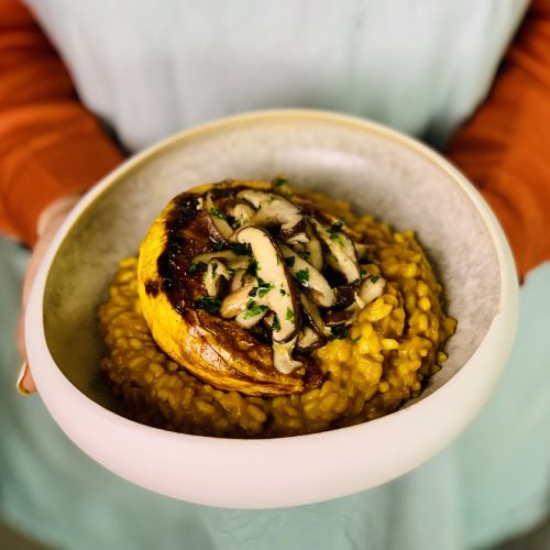 Vegan Creamy Coconut Pumpkin Risotto by Hart & Soul