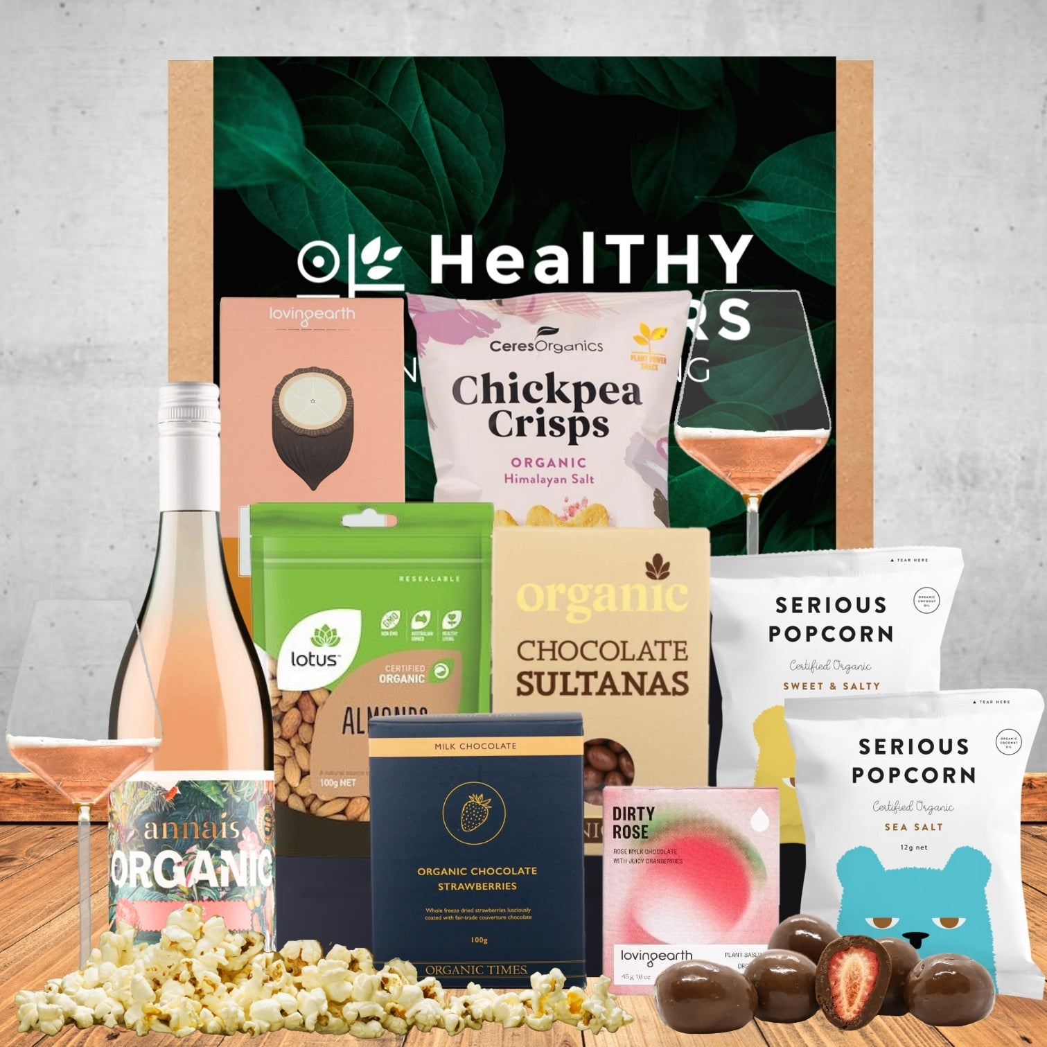 Organic Rose Wine Hamper
