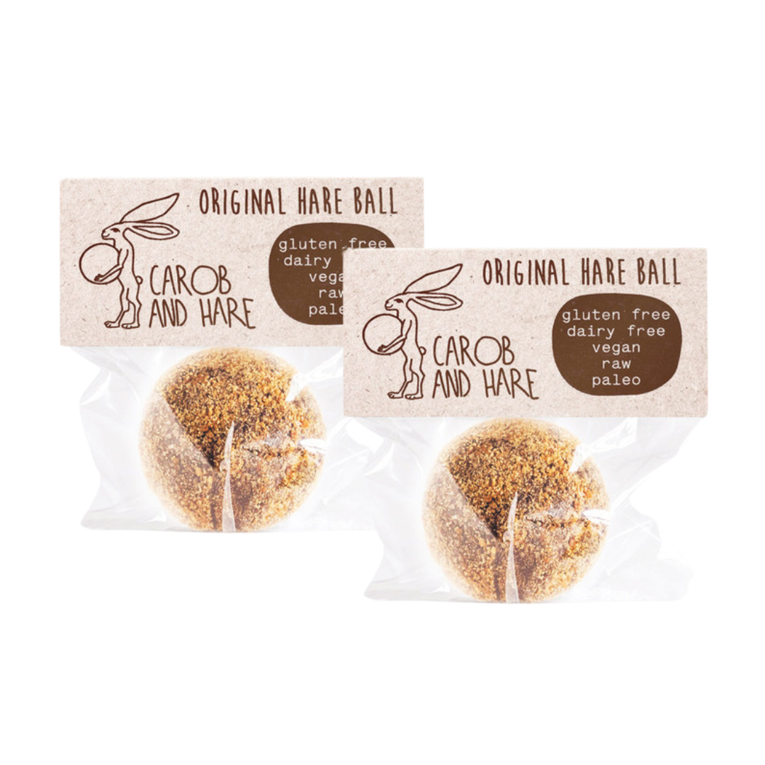2 Carob and Hare Original Hare Protein Ball 26g