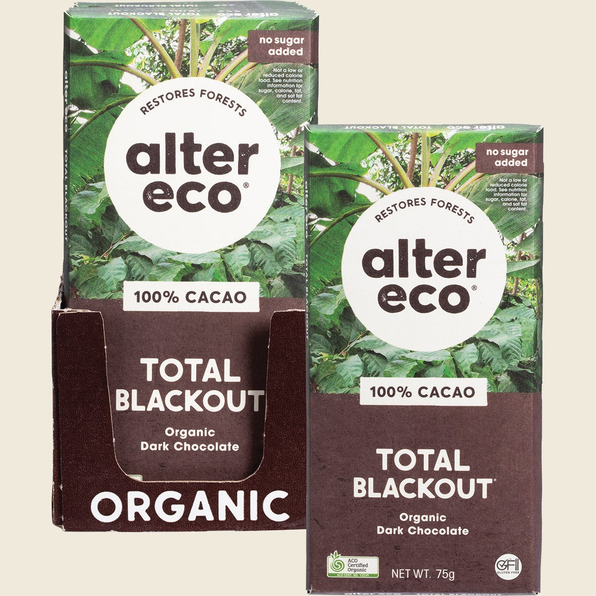 Alter Eco Chocolate Organic Dark Total Blackout