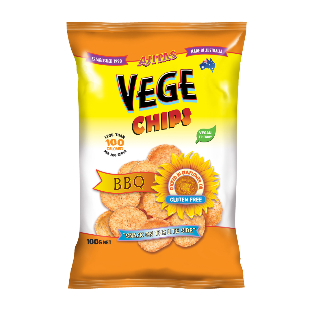 Ajitas Vege Chips BBQ 100g