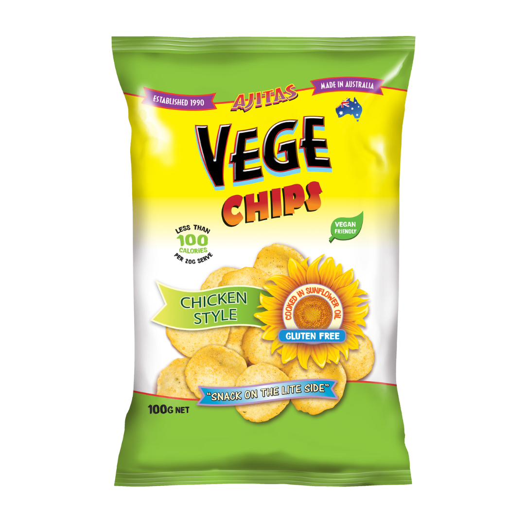 Ajitas Vege Chips Chicken Style 100g