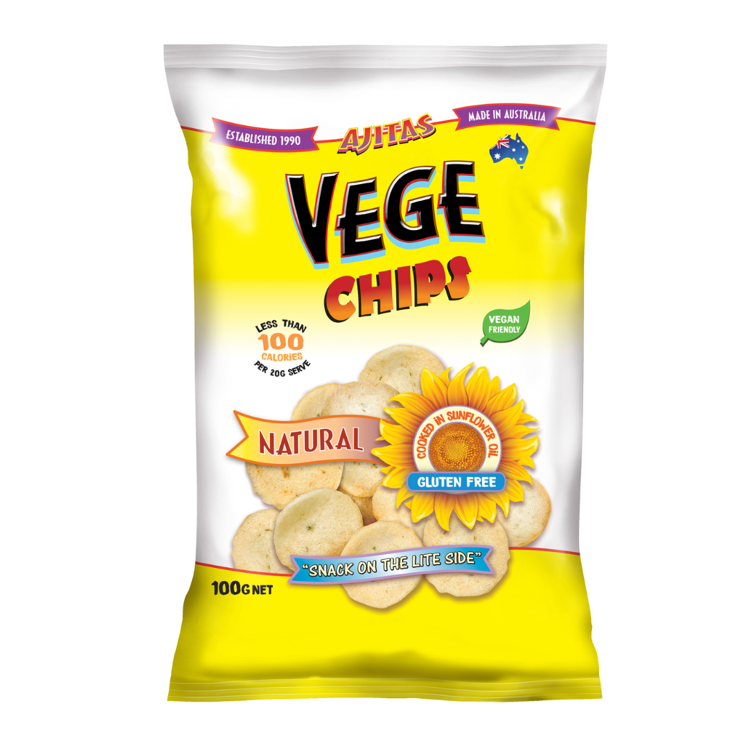 Ajitas Vege Chips Natural 100g