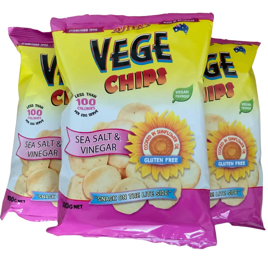 Ajitas Vege Chips Sea Salt & Vinegar \