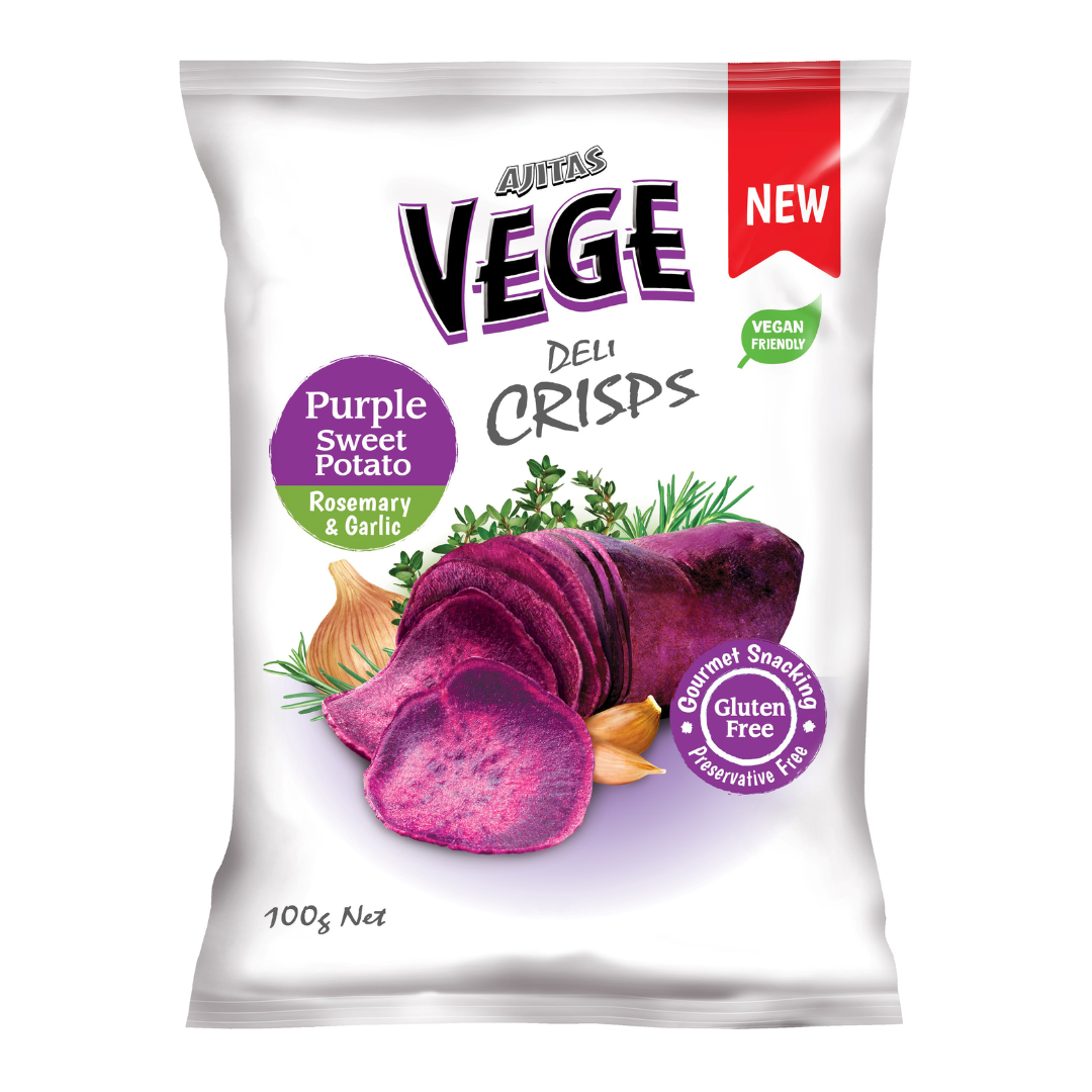 Ajitas Vege Crisps Purple Sweet Potato 100g