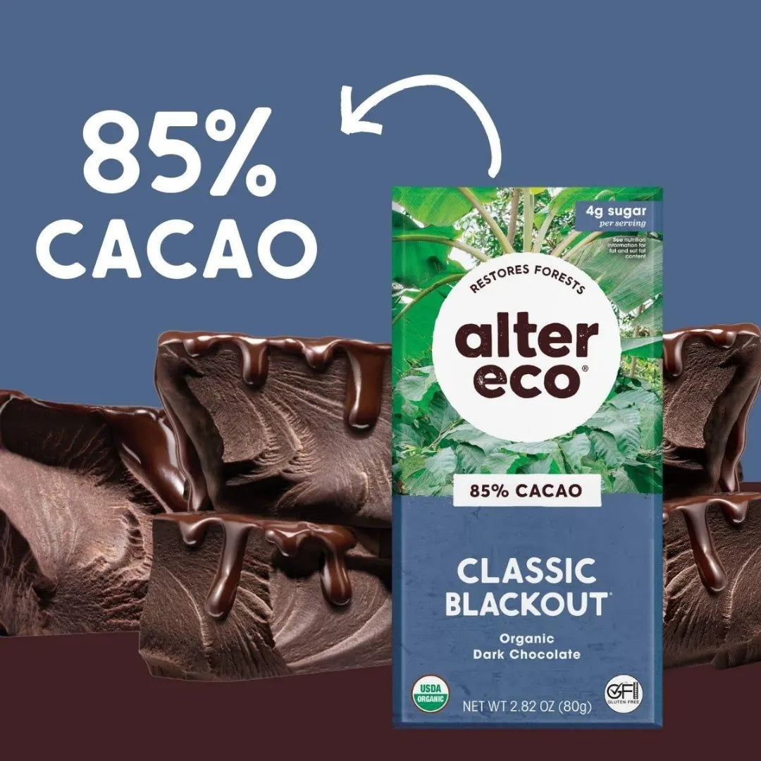 Alter Eco Organic Chocolate Deep Dark Blackout