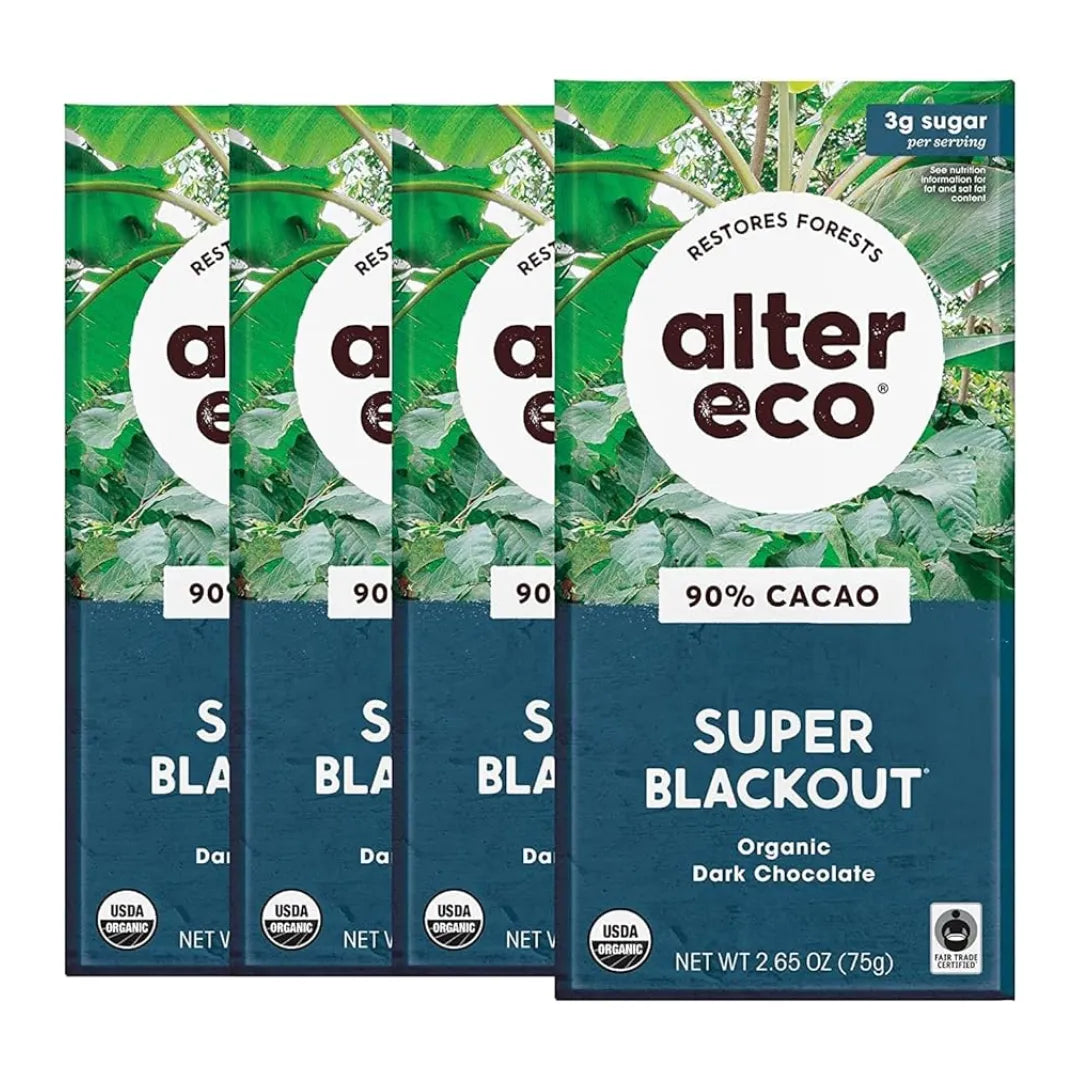 Alter Eco Organic Chocolate Deepest Dark Super