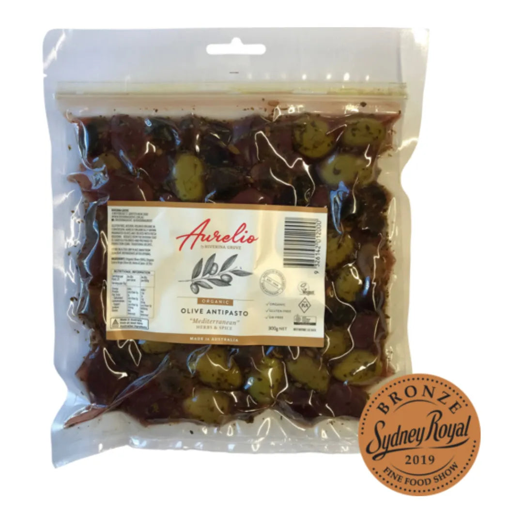 Aurelio Mediterranean Olives 325g 