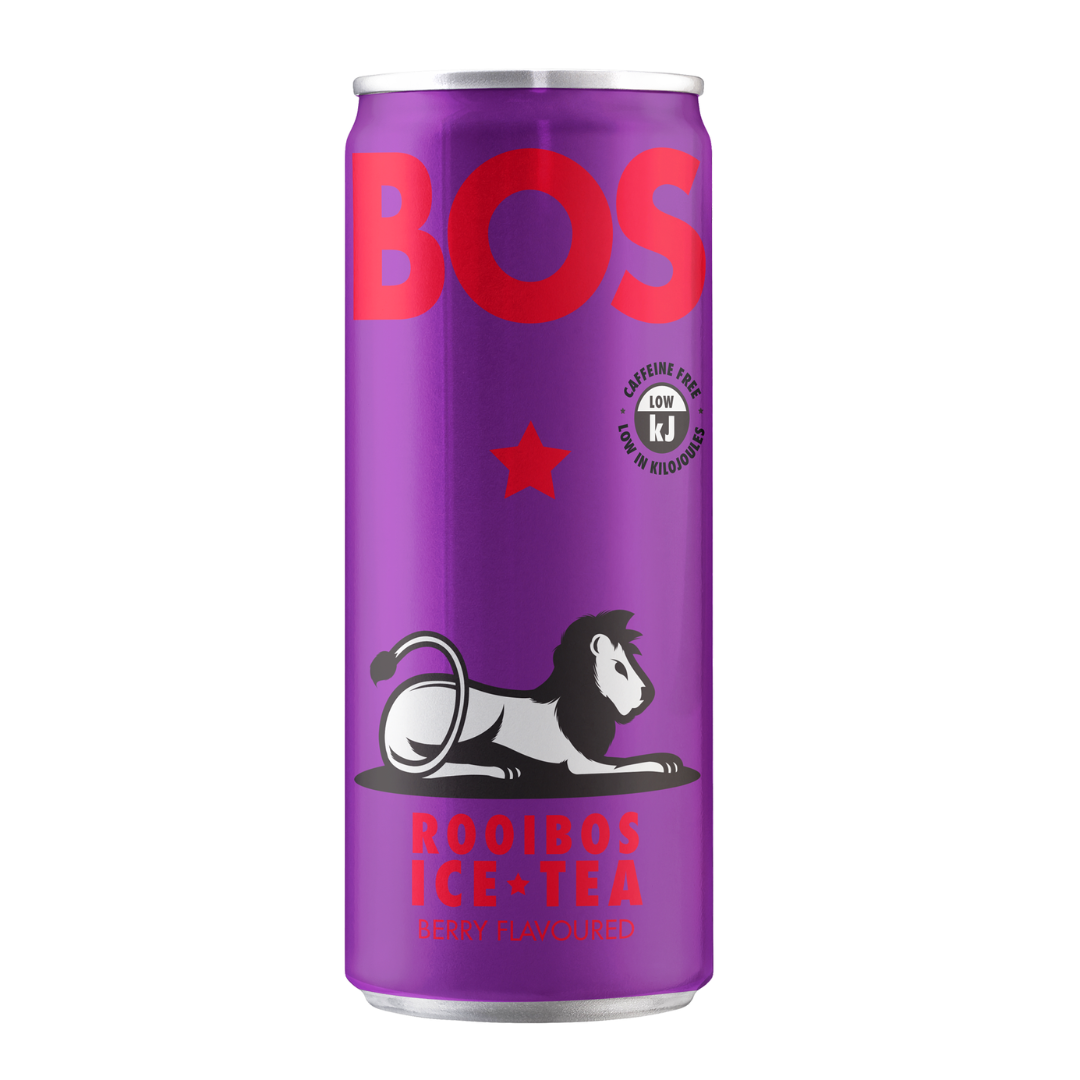 BOS Rooibos Berry Flavoured Ice Tea Can
