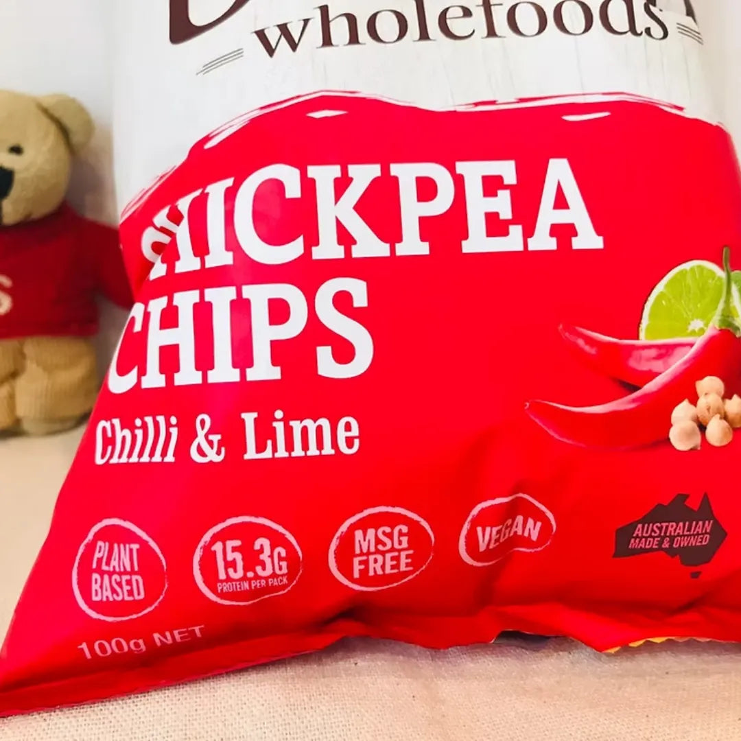 Bains Wholefoods Chickpea Chips Chilli & Lime