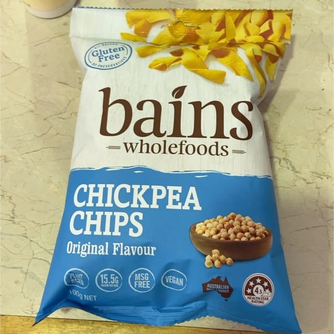 Bains Wholefoods Chickpea Chips Original 100g