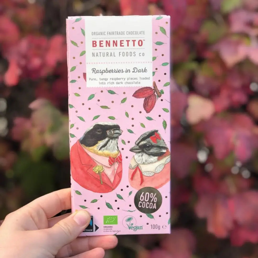 Bennetto Raspberries in Dark Chocolate