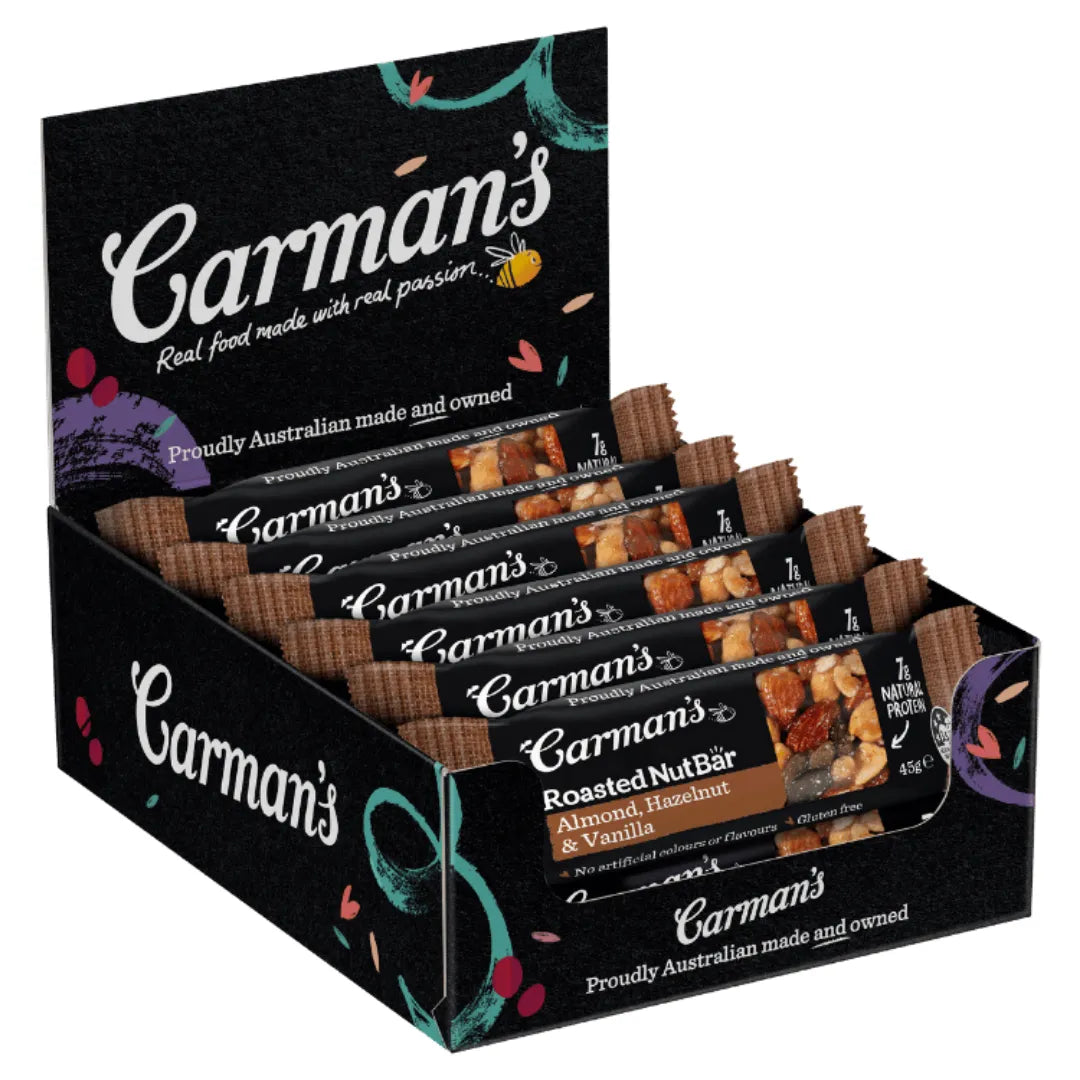 CARMAN'S ALMOND, HAZELNUT & VANILLA BAR 45G pk