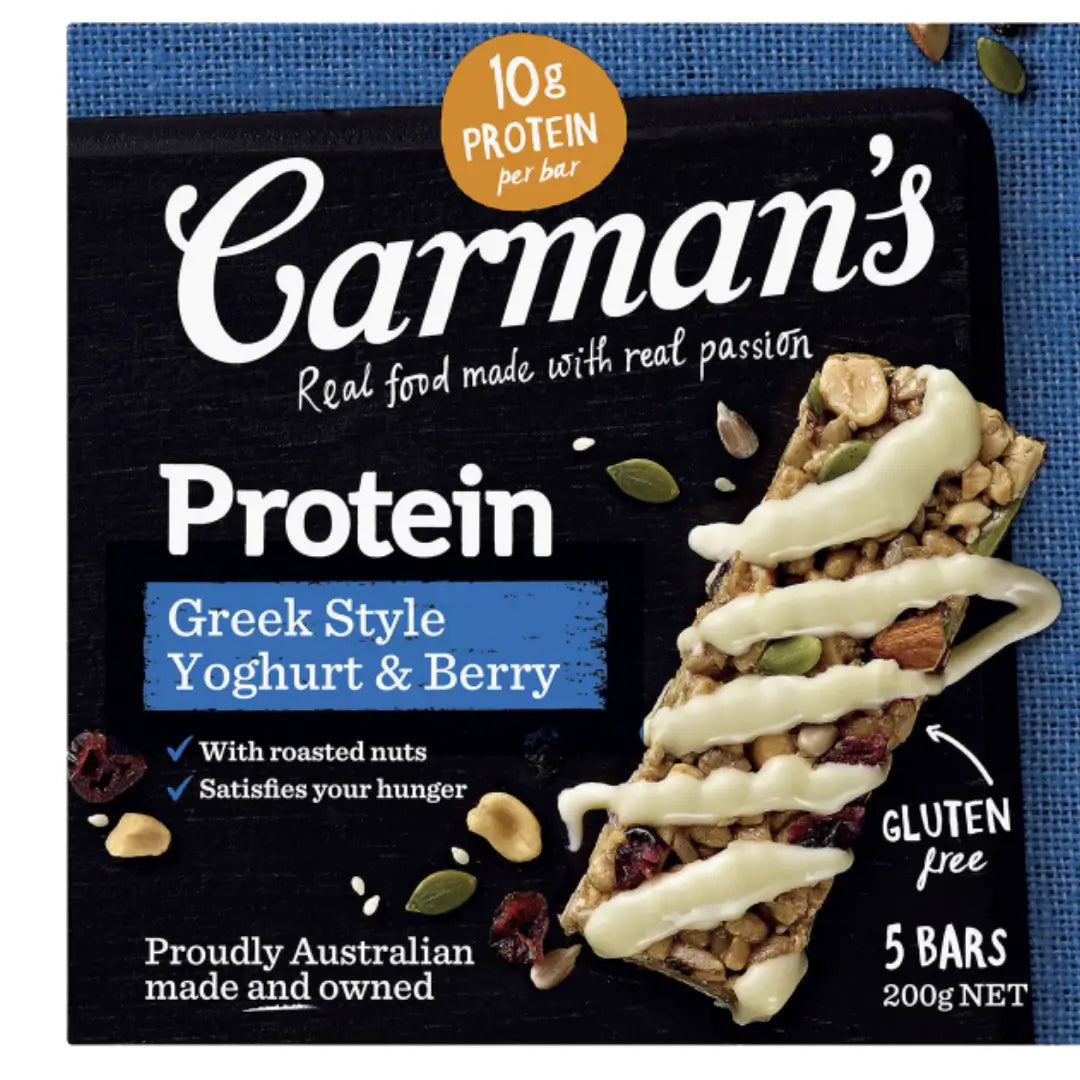CARMAN'S GREEK STYLE YOGHURT & BERRY BAR