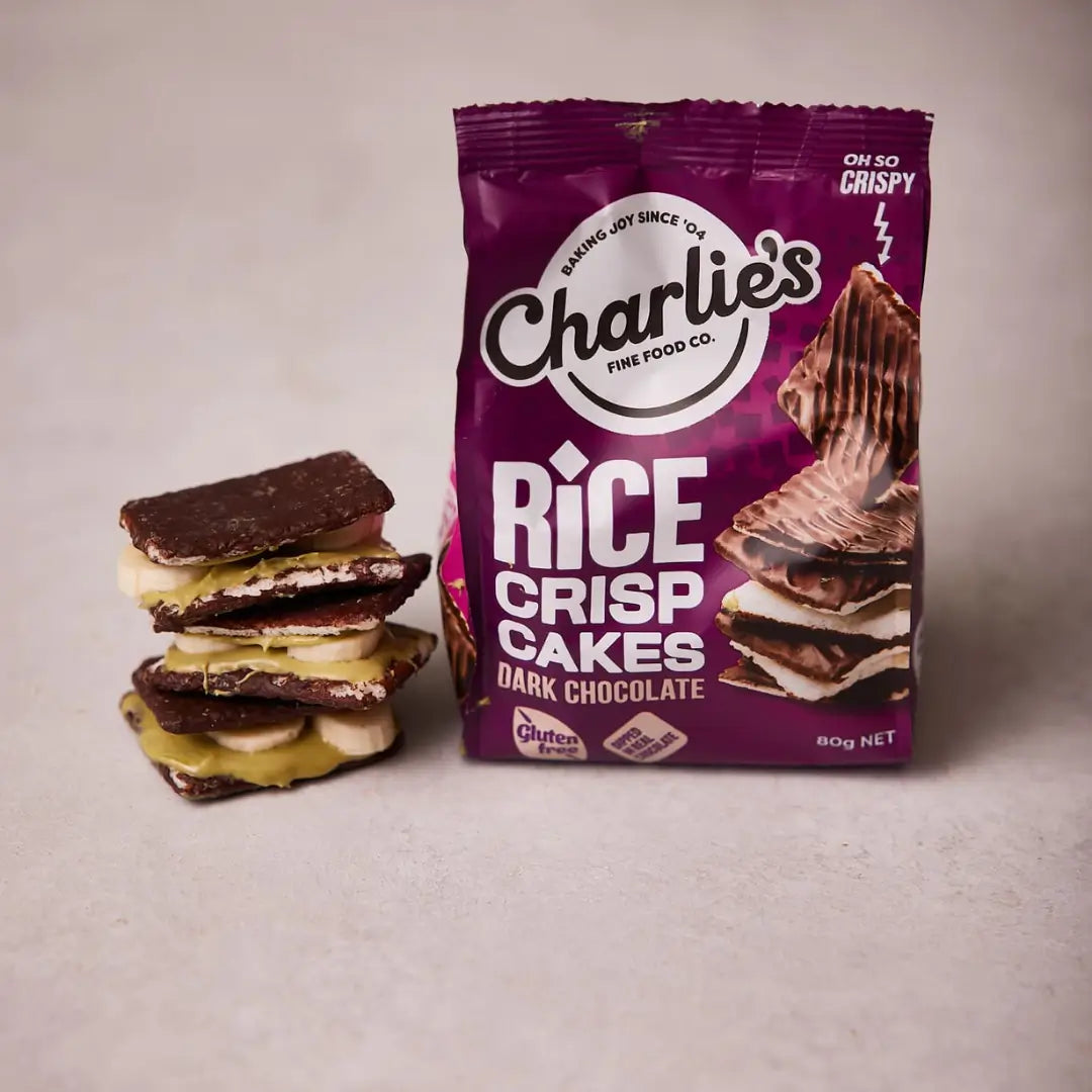 CHARLIES FINE FOODS RICE CRISP DARK CHOCOLATE