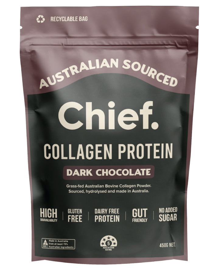 Chief Nutrition Collagen Powder Dark Choc 450g