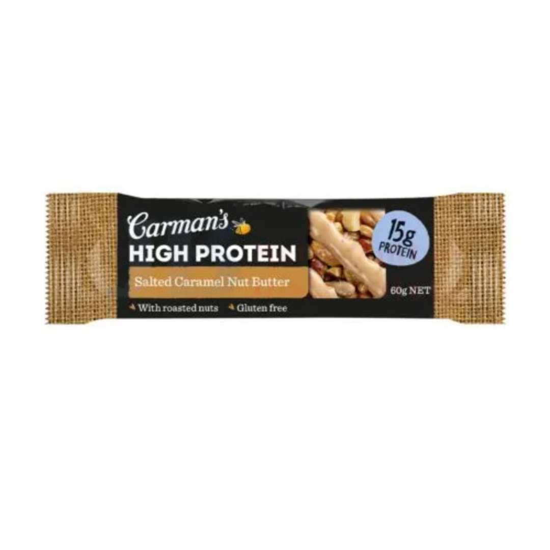 Carman's Protein Bars Salted Caramel Nut Butter 60g