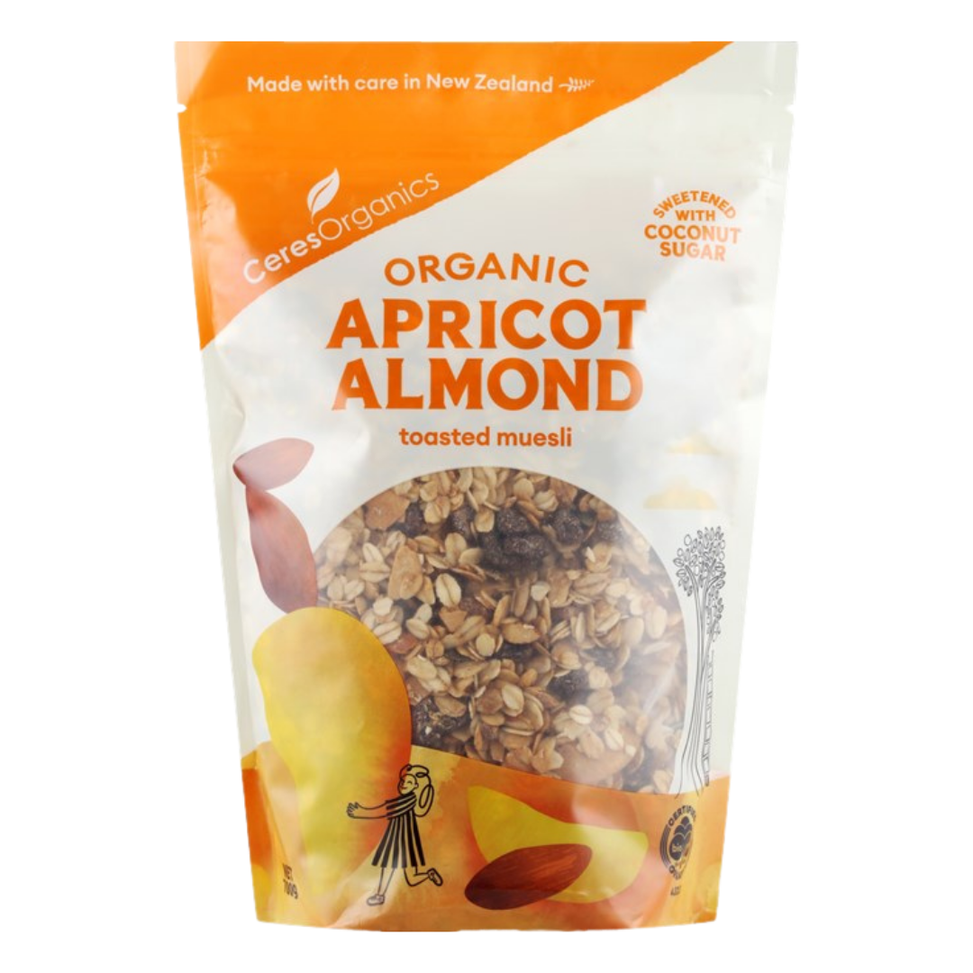Ceres Organic Apricot Almond Muesli 700g