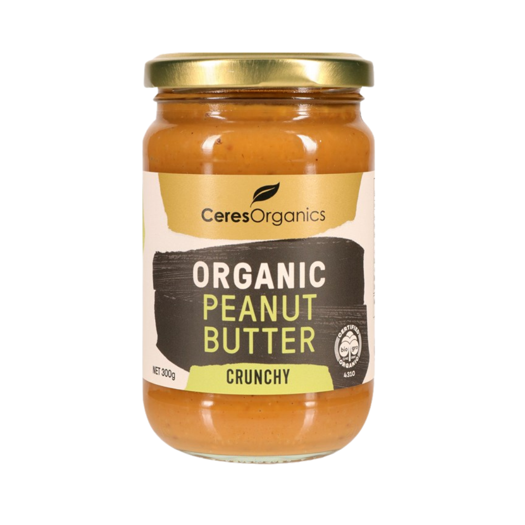 Ceres Organic Peanut Butter, Crunchy 300g