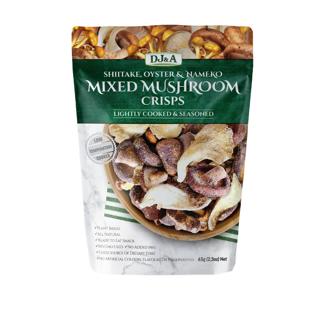 DJ & A Mixed Mushroom Crisps 65g