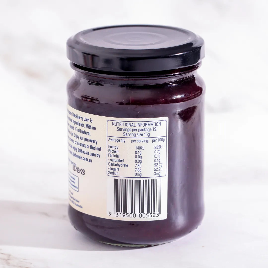 Dalhousie Organic Blackberry Jam 