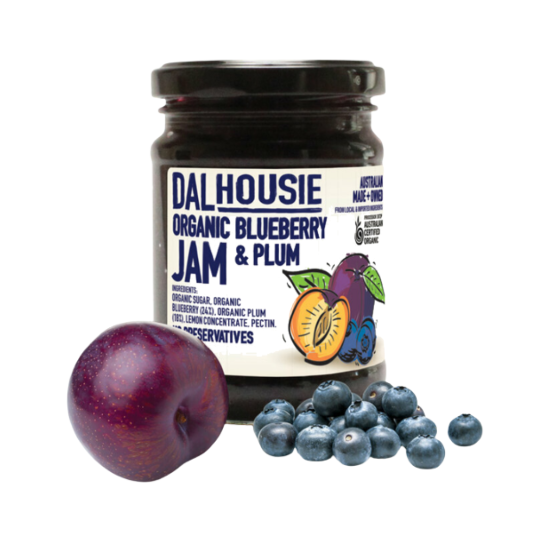 Dalhousie Organic Blueberry and Plum Jam 285G