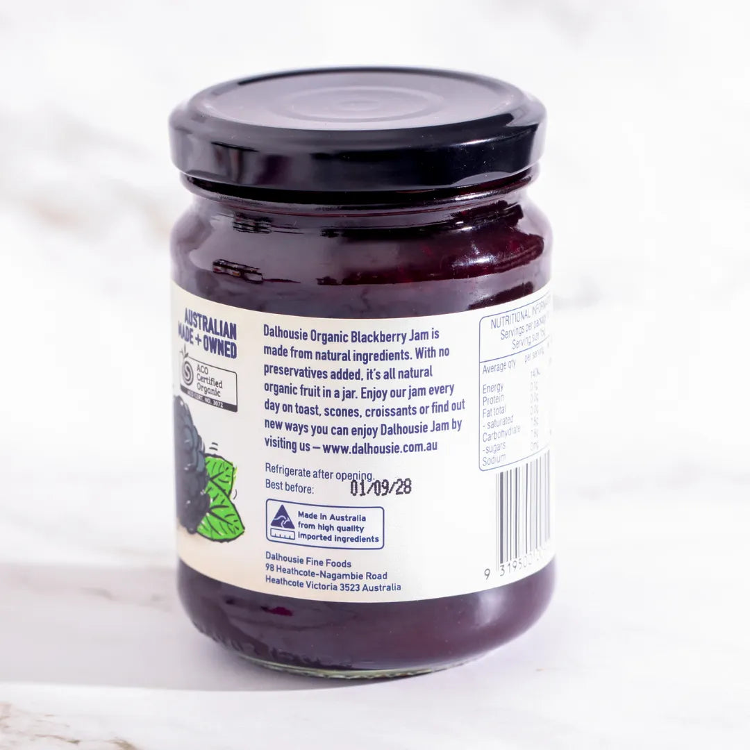 Dalhousie Organic Blueberry and Plum Jam 