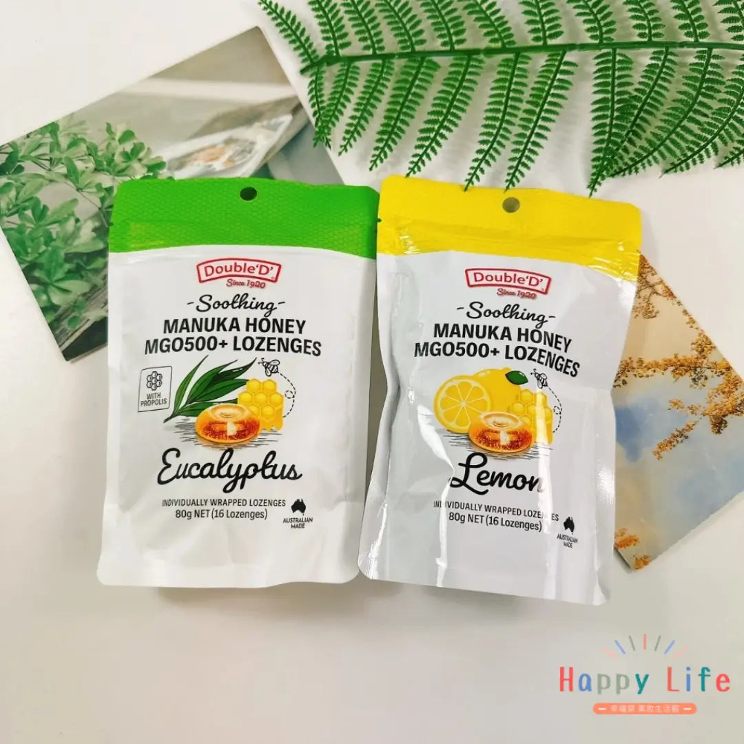 Double D Manuka Honey MGO500+ 16 Lozenges Eucalyptus