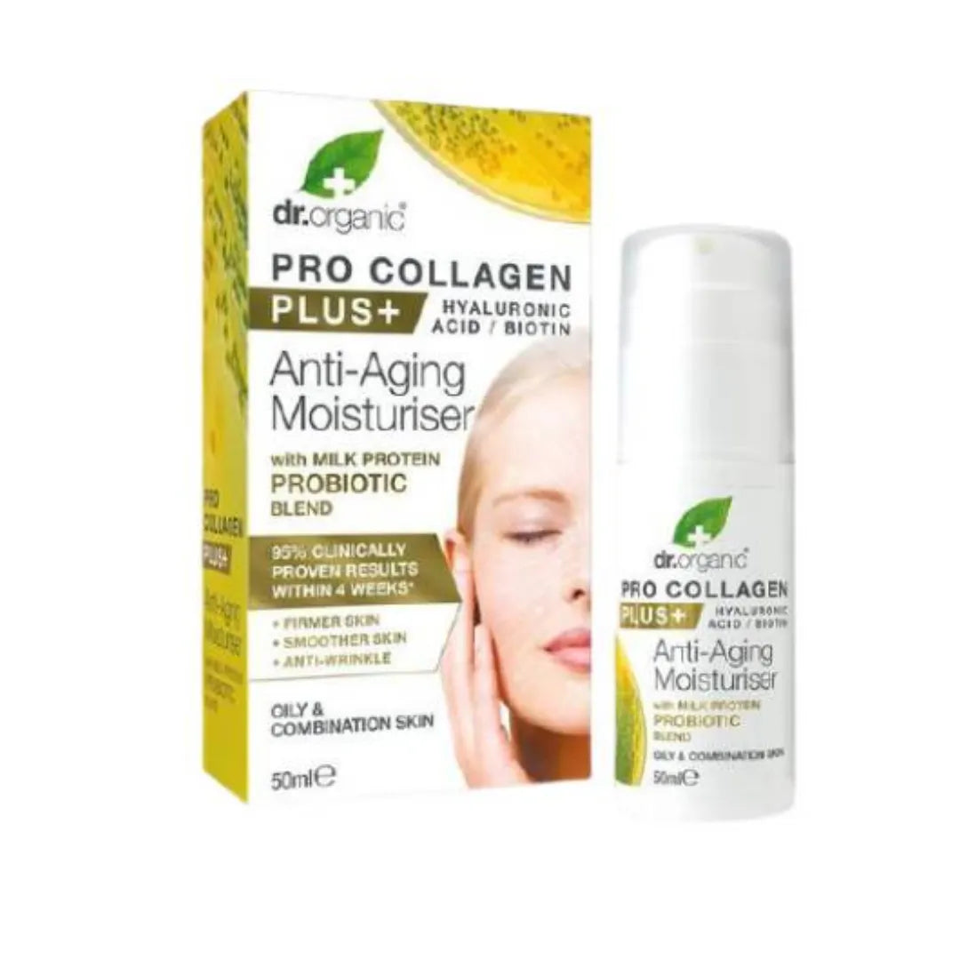 Dr Organic Anti-Aging Moisturiser with Milk Protein
