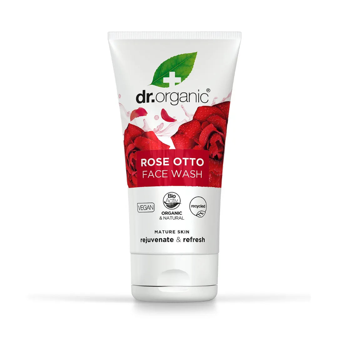 Dr Organic Creamy Face Wash Rose Otto 150ml