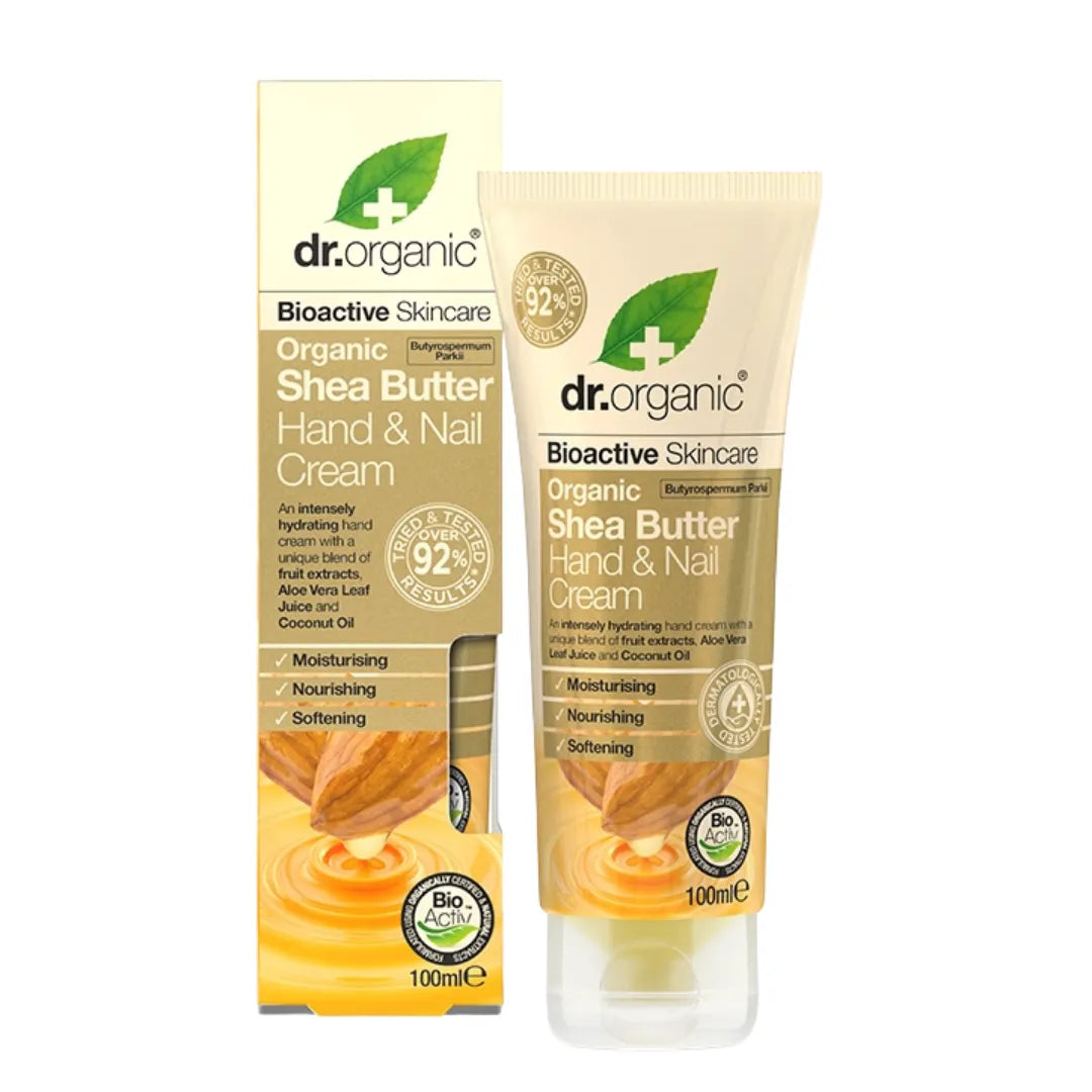 Dr Organic Hand & Nail Cream Shea Butter 100ml