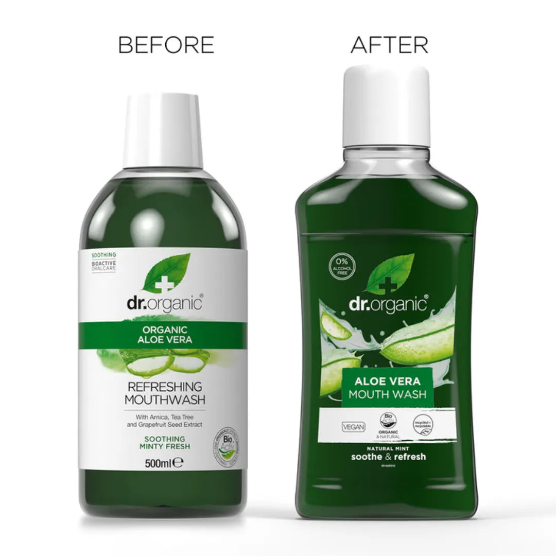 Dr Organic Mouthwash Aloe Vera 500ml