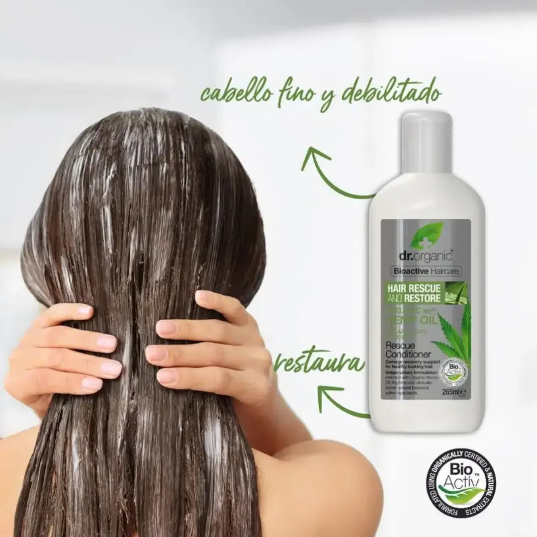 Dr Organic Rescue & Restore Conditioner Hemp Oil 