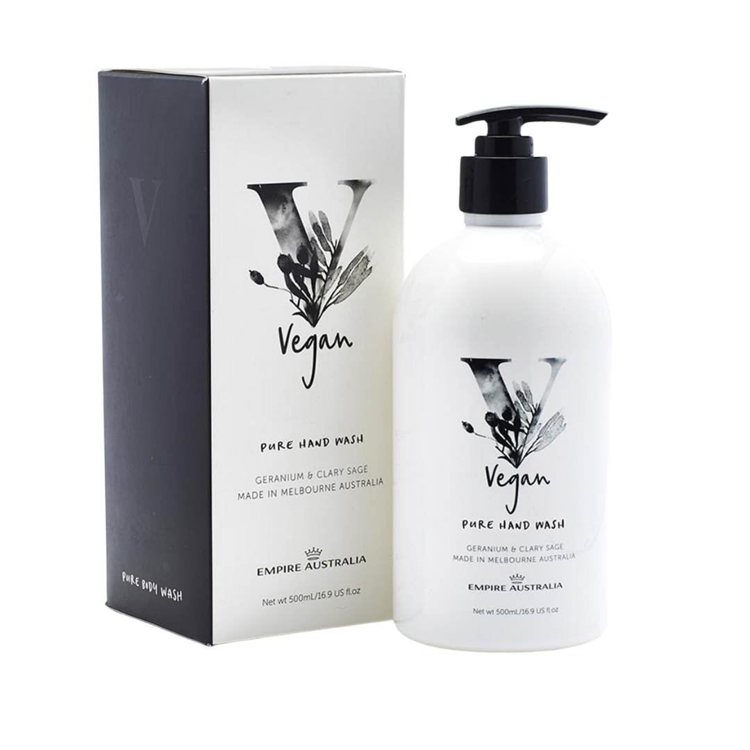 Empire Australia Vegan Geranium & Clary Sage Hand Wash (Boxed) 500ML