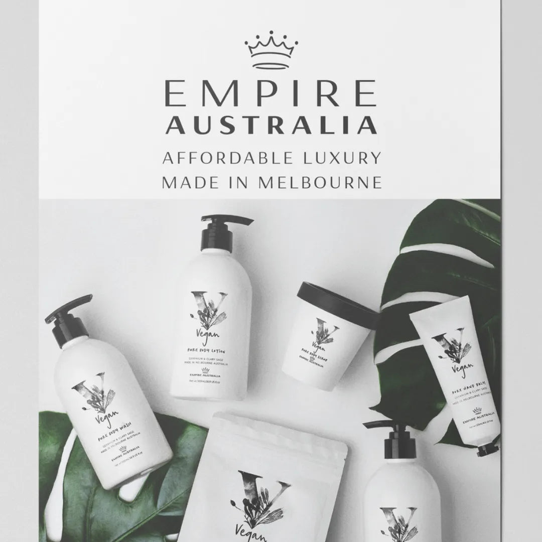 Empire Australia Vegan Geranium & Clary Sage Pure Body Wash 