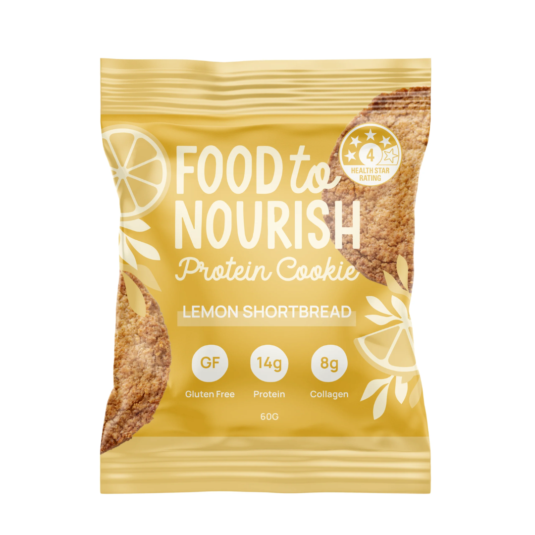 Food to Nourish Protein Cookie Lemon Shortbread 60g